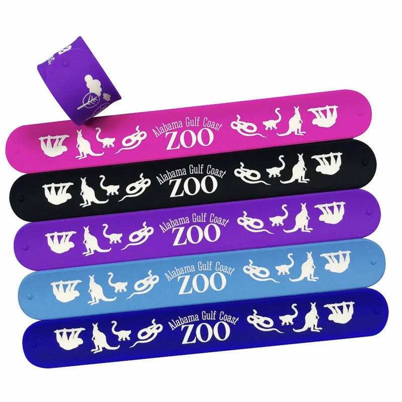 custom silicone slap bracelets